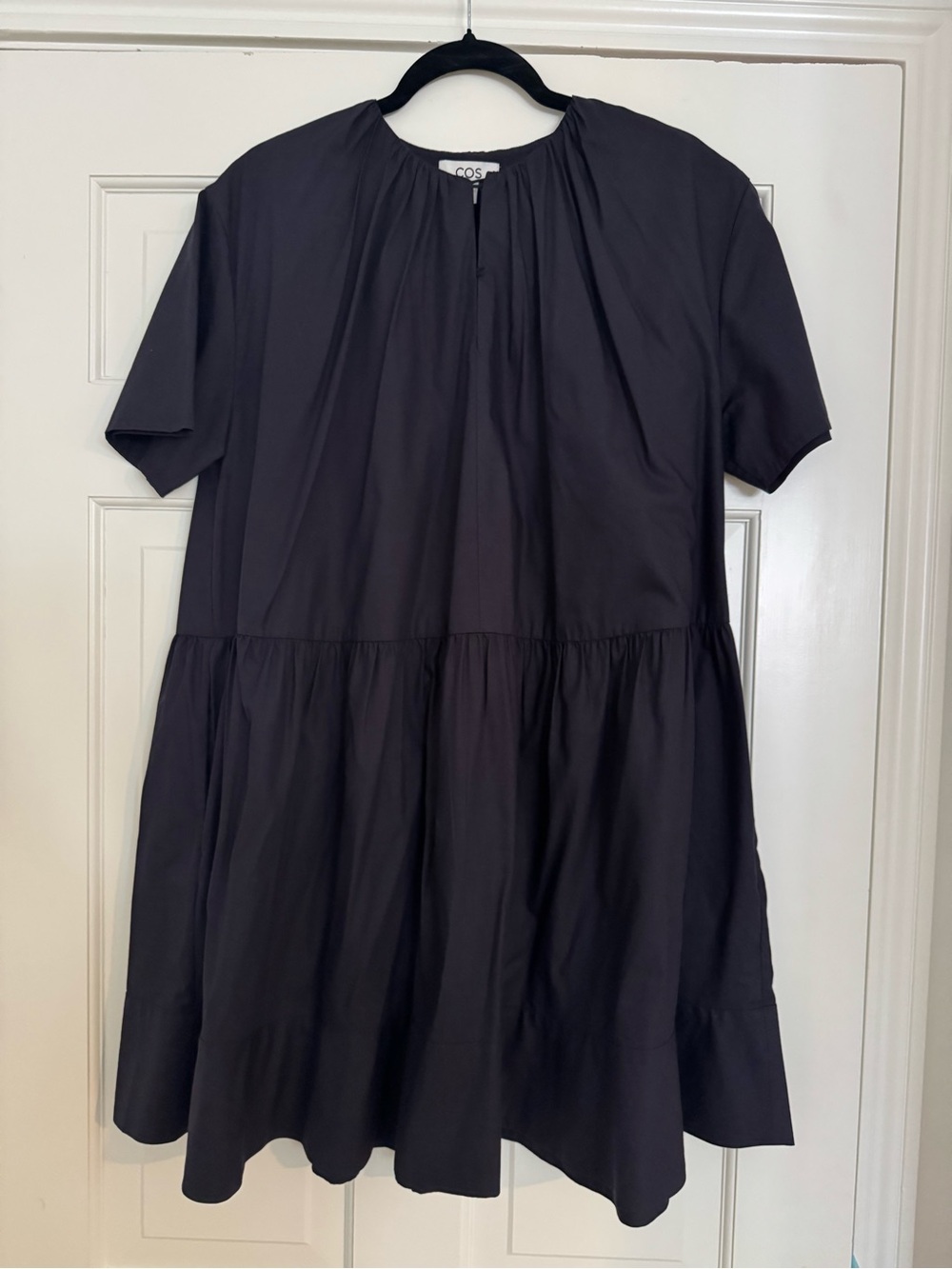 Women's Navy Tiered Dress